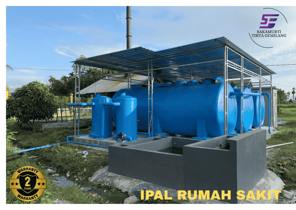 alur sistem pengolahan limbah medis untuk rumah sakit